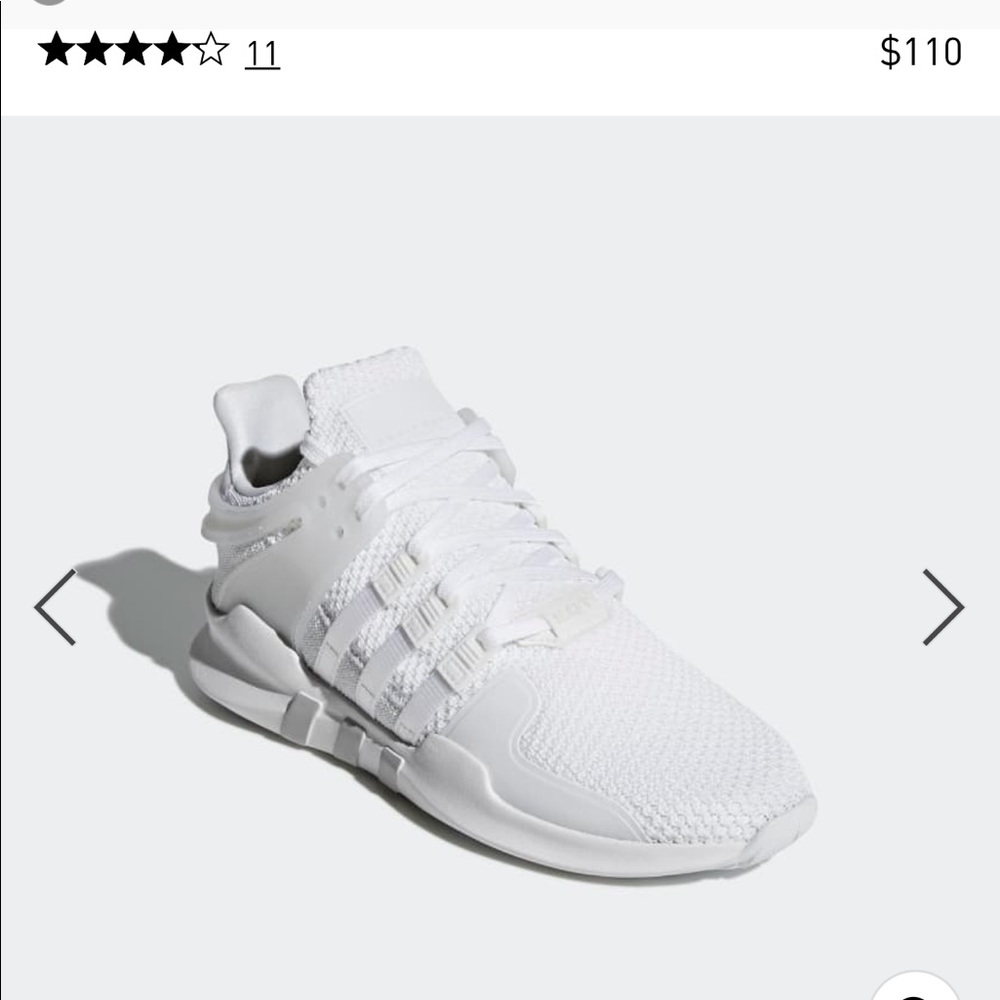 All White EQT Women’s Adidas